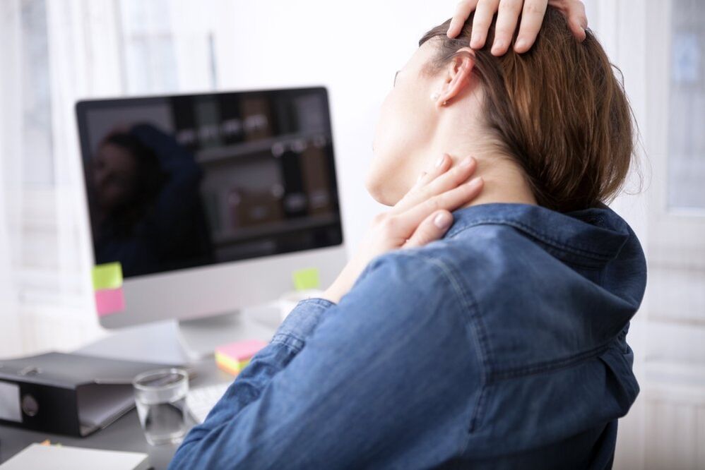 gimnasia para el cuello para la osteocondrosis