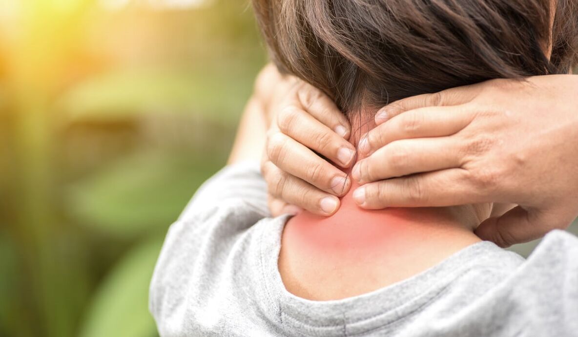 dolor de cuello con osteocondrosis