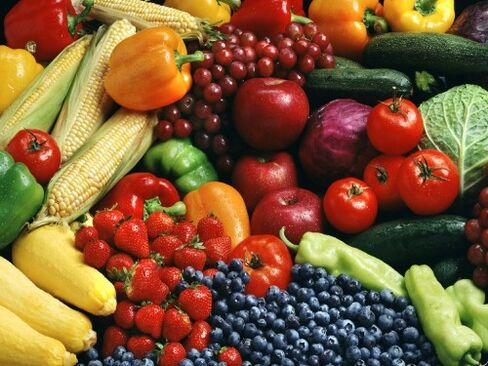 frutas y verduras para la osteocondrosis