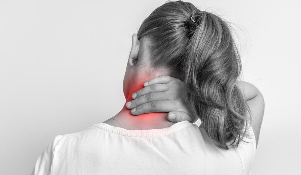 dolor de cuello con osteocondrosis